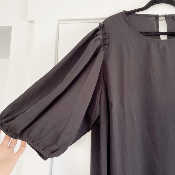 Capsule by Simply Be Puff Sleeve Shift Dress - Picture 3 of 9